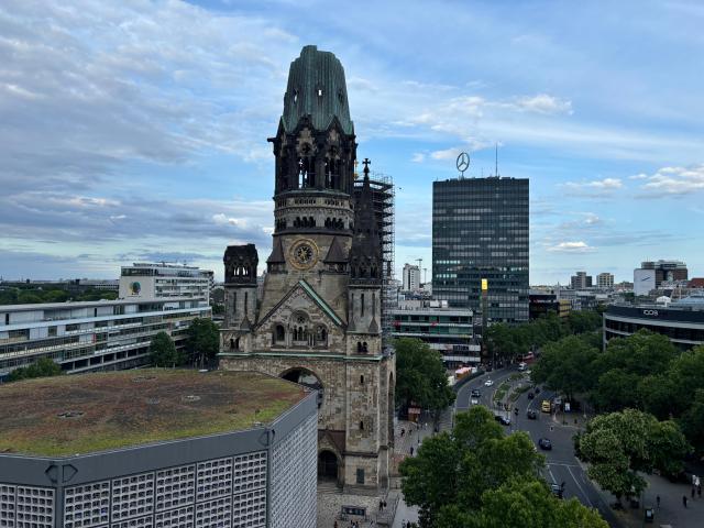 Kaiser-Wilhelm-Gedächtniskirche von oben